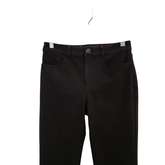 Theory Black Mid Rise Ankle Stretch Travel Work Classic Skinny Pants Size 00 - Picture 3 of 6